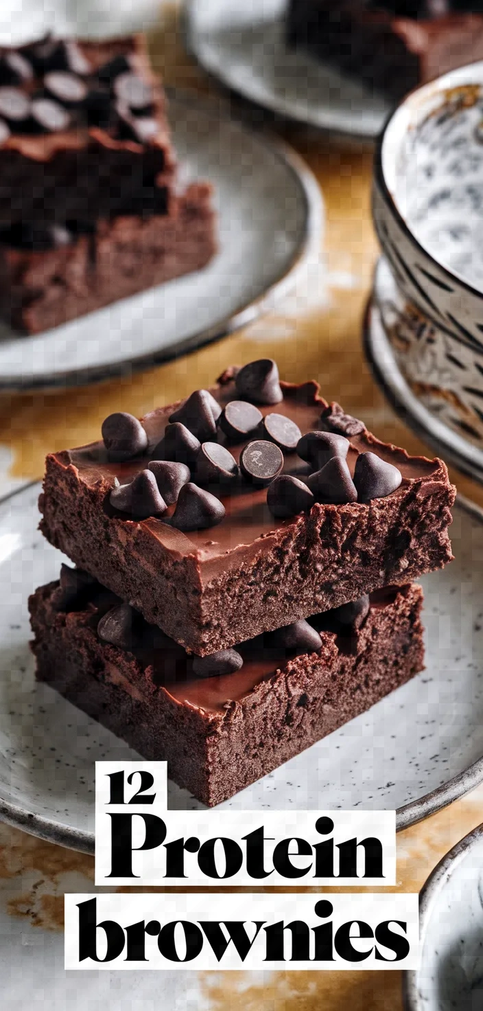 12. Protein Brownies