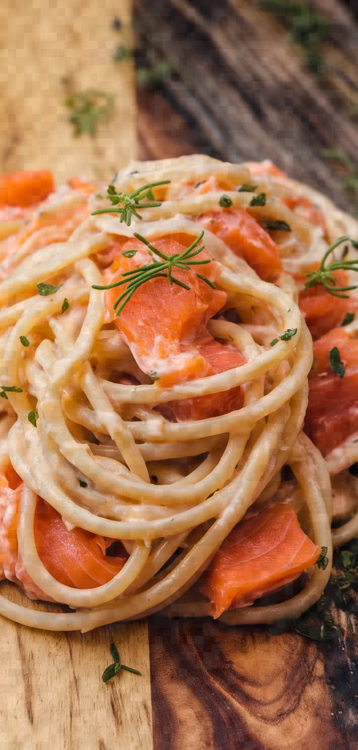 12. Smoked Salmon Pasta