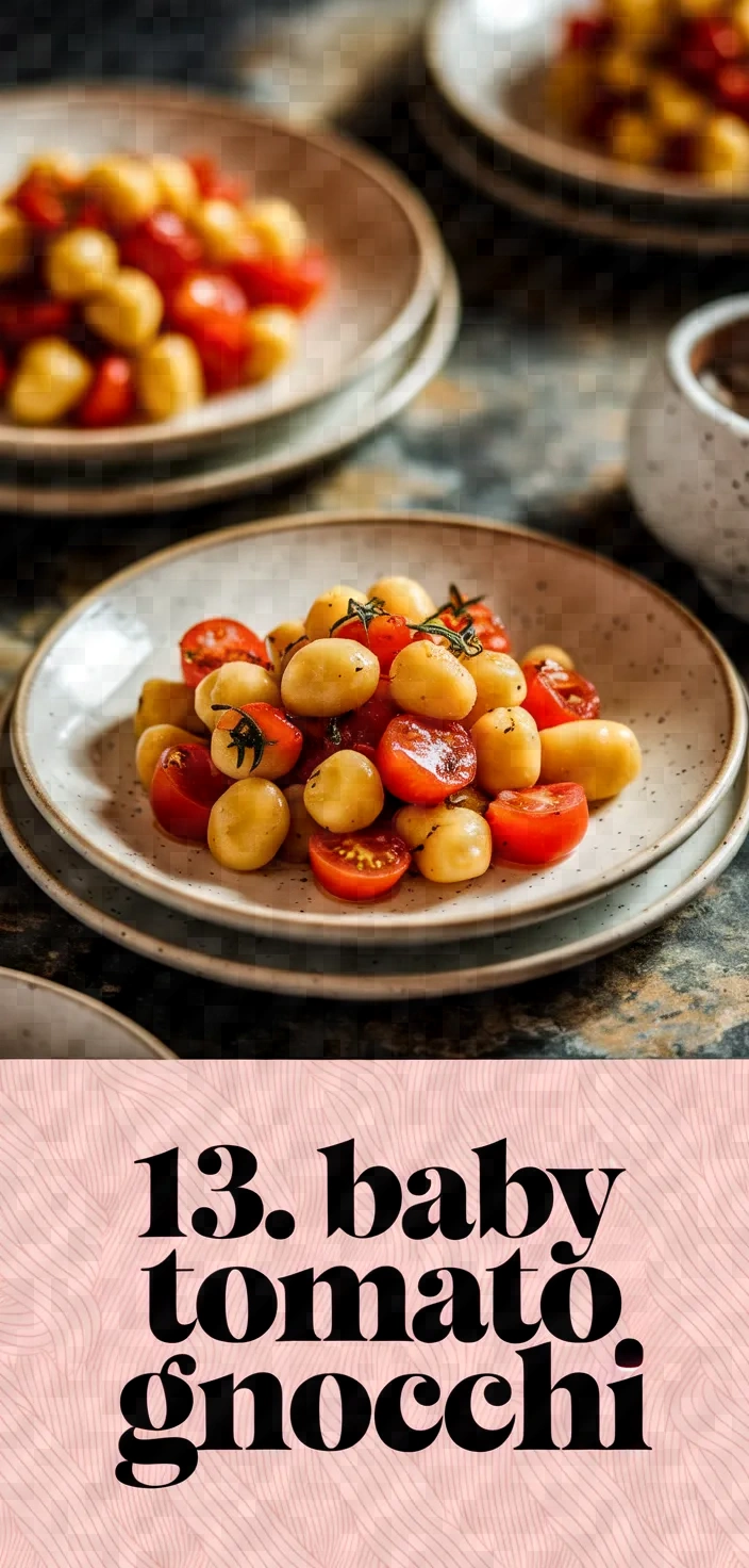 13. Baby Tomato Gnocchi