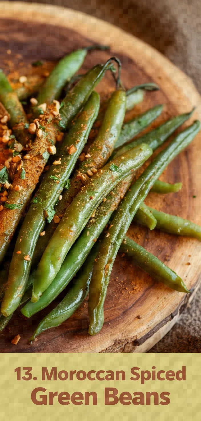 13. Moroccan Spiced Green Beans