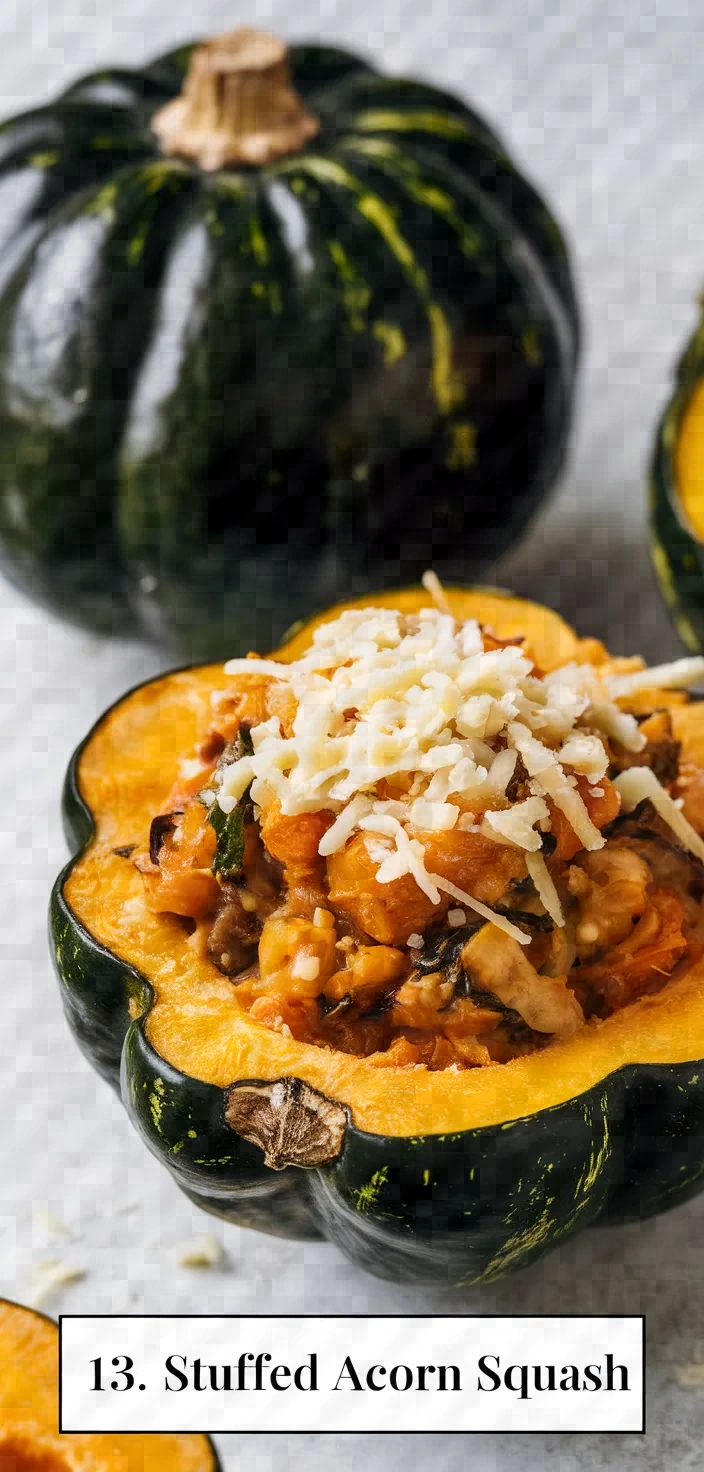 13. Stuffed Acorn Squash