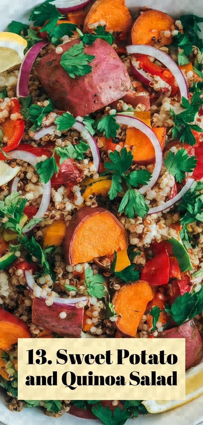 13. Sweet Potato and Quinoa Salad