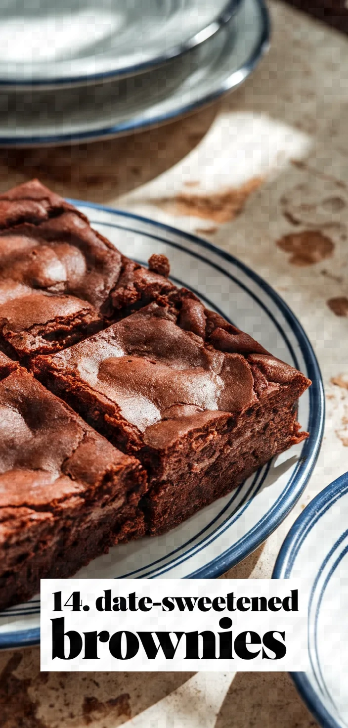 14. Date-Sweetened Brownies