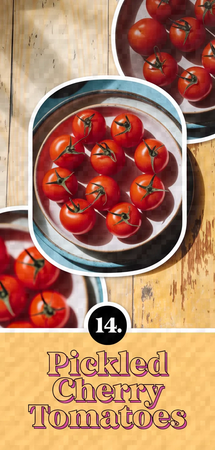 14. Pickled Cherry Tomatoes