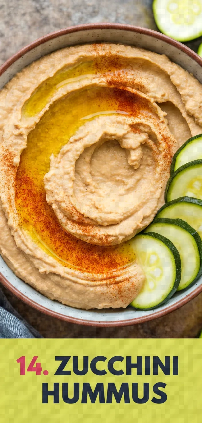 14. Zucchini Hummus