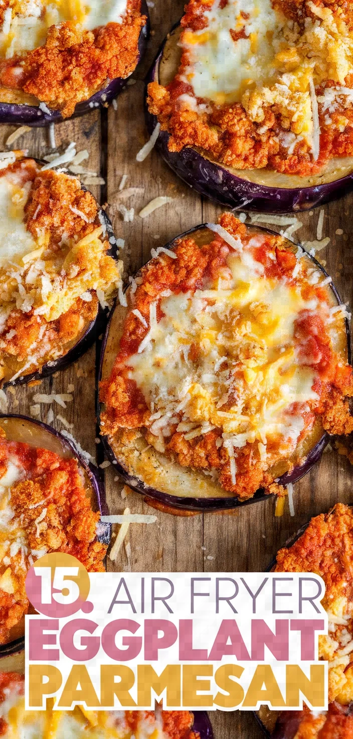 15. Air Fryer Eggplant Parmesan