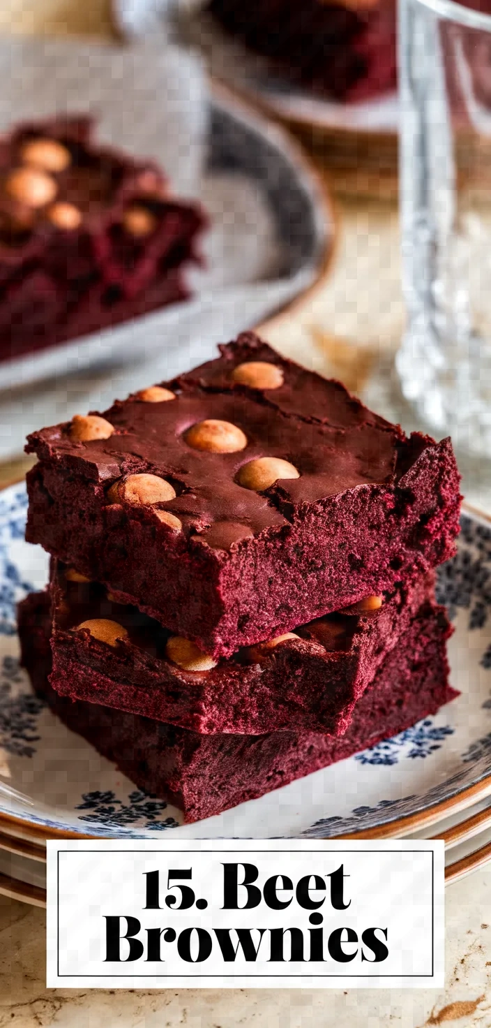 15. Beet Brownies