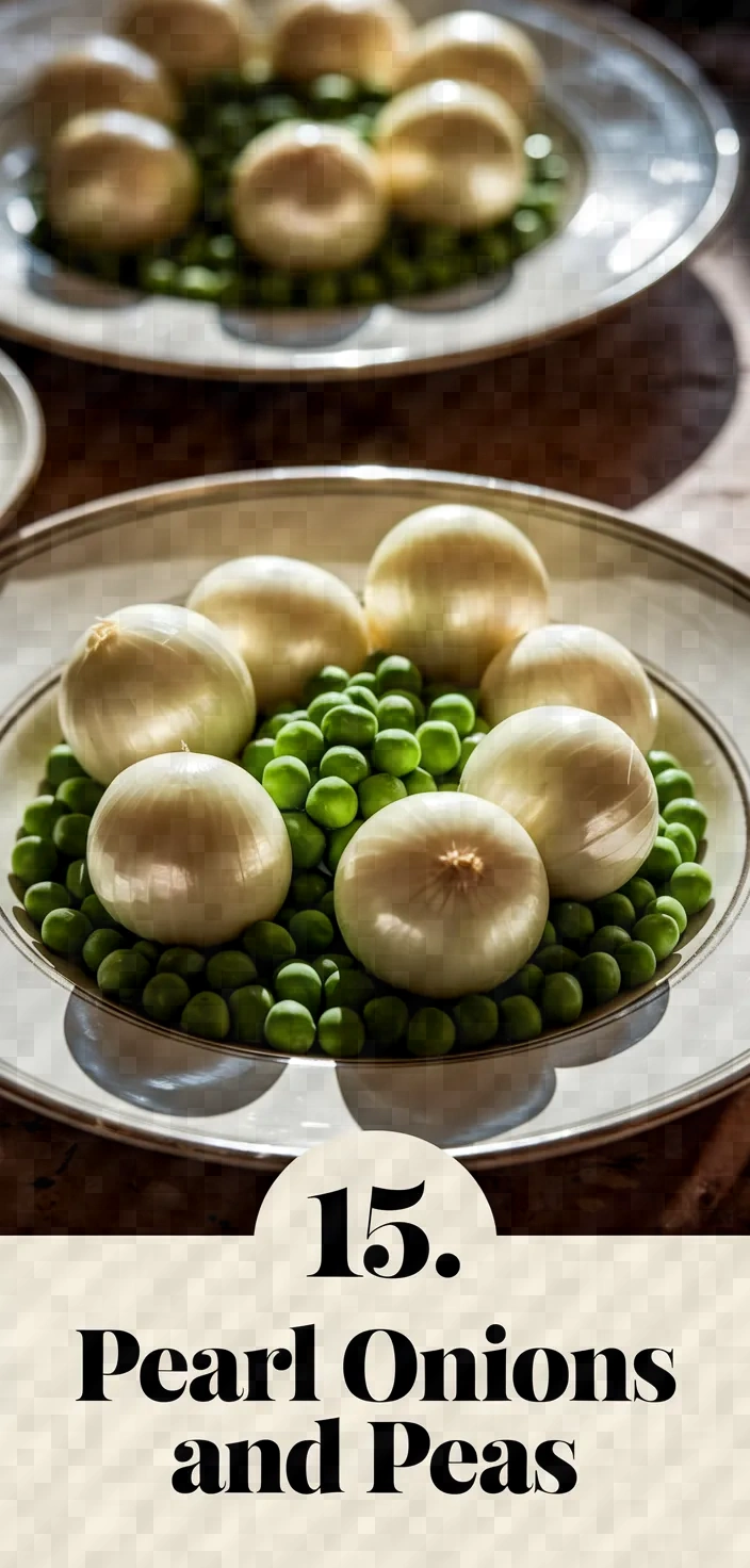 15. Pearl Onions and Peas