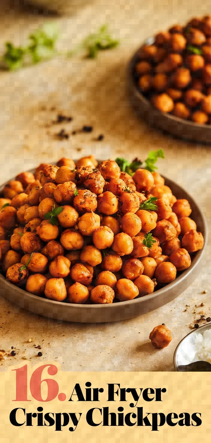 16. Air Fryer Crispy Chickpeas