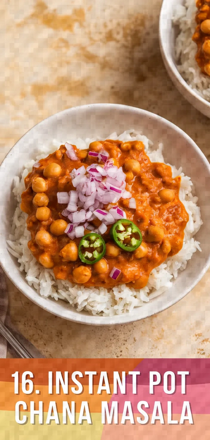 16. Instant Pot Chana Masala