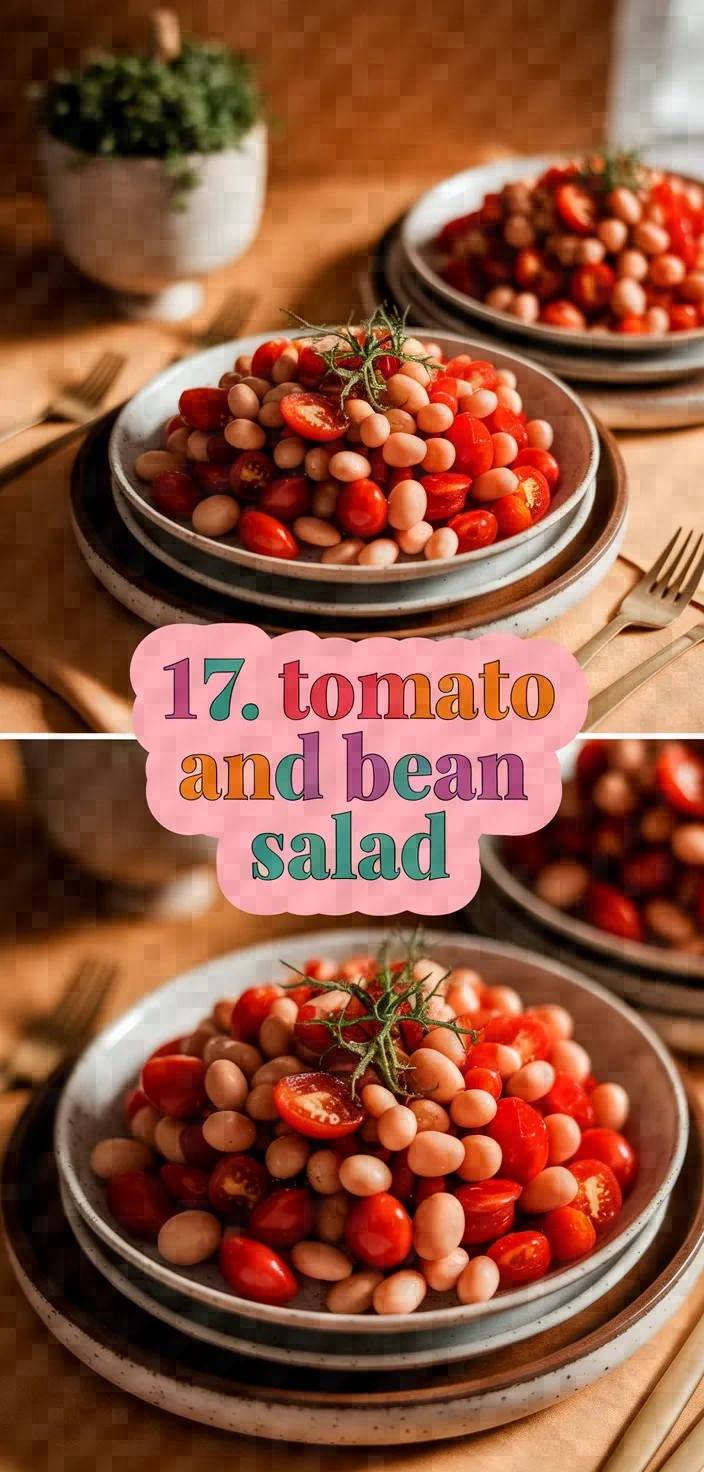 17. Tomato and Bean Salad