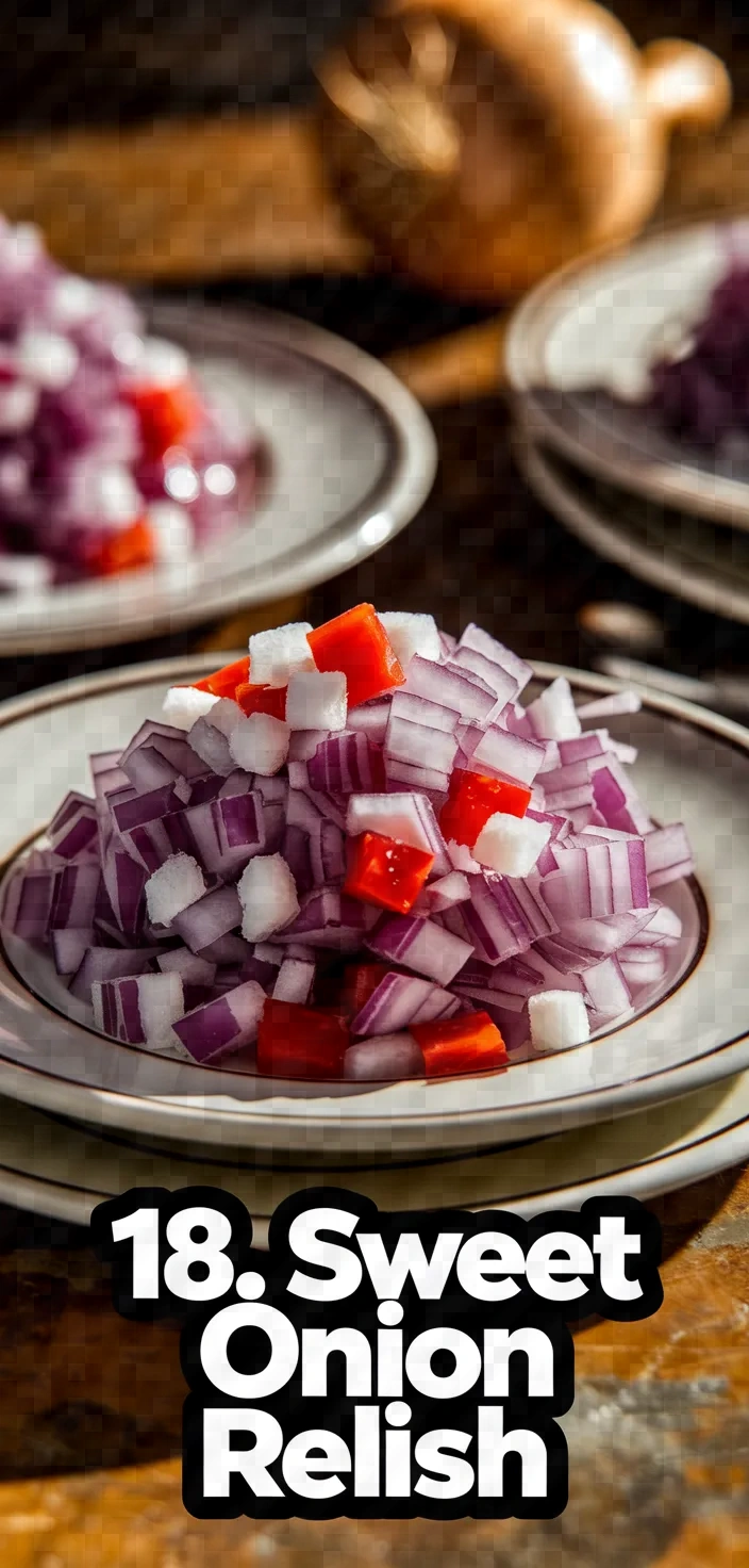 18. Sweet Onion Relish