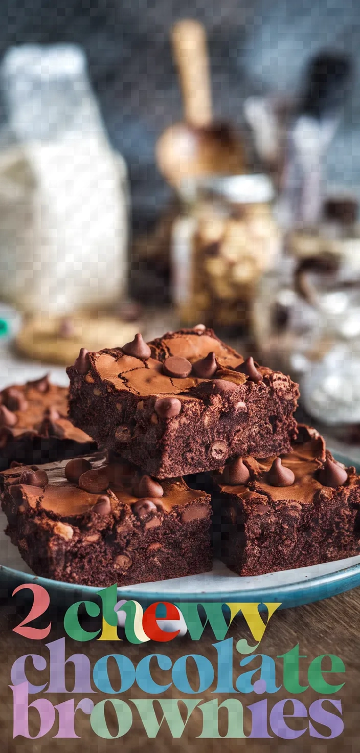 2. Chewy Chocolate Brownies