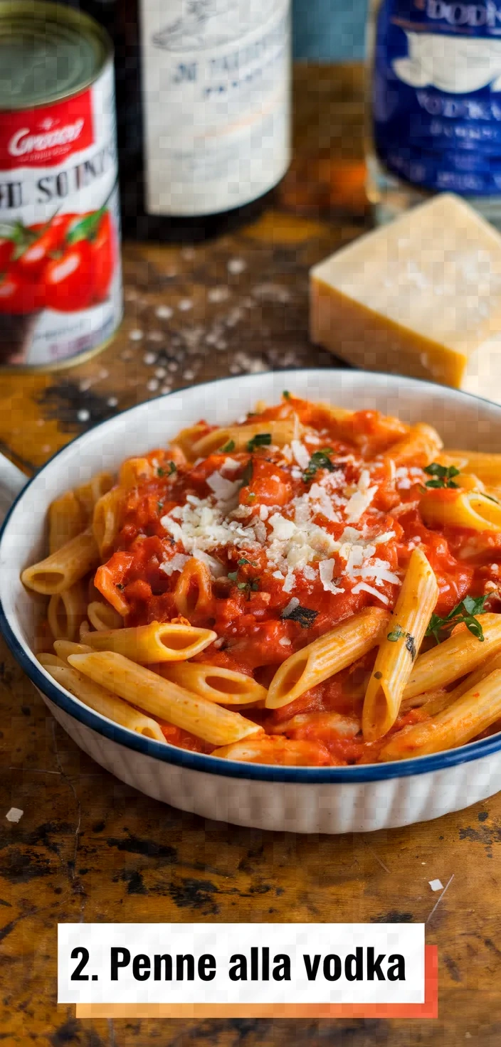 2. Penne alla Vodka