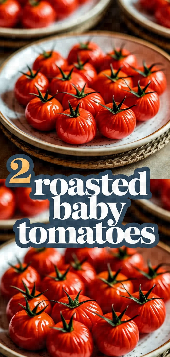 2. Roasted Baby Tomatoes