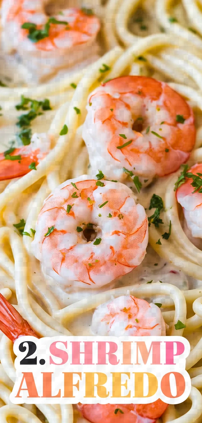 2. Shrimp Alfredo