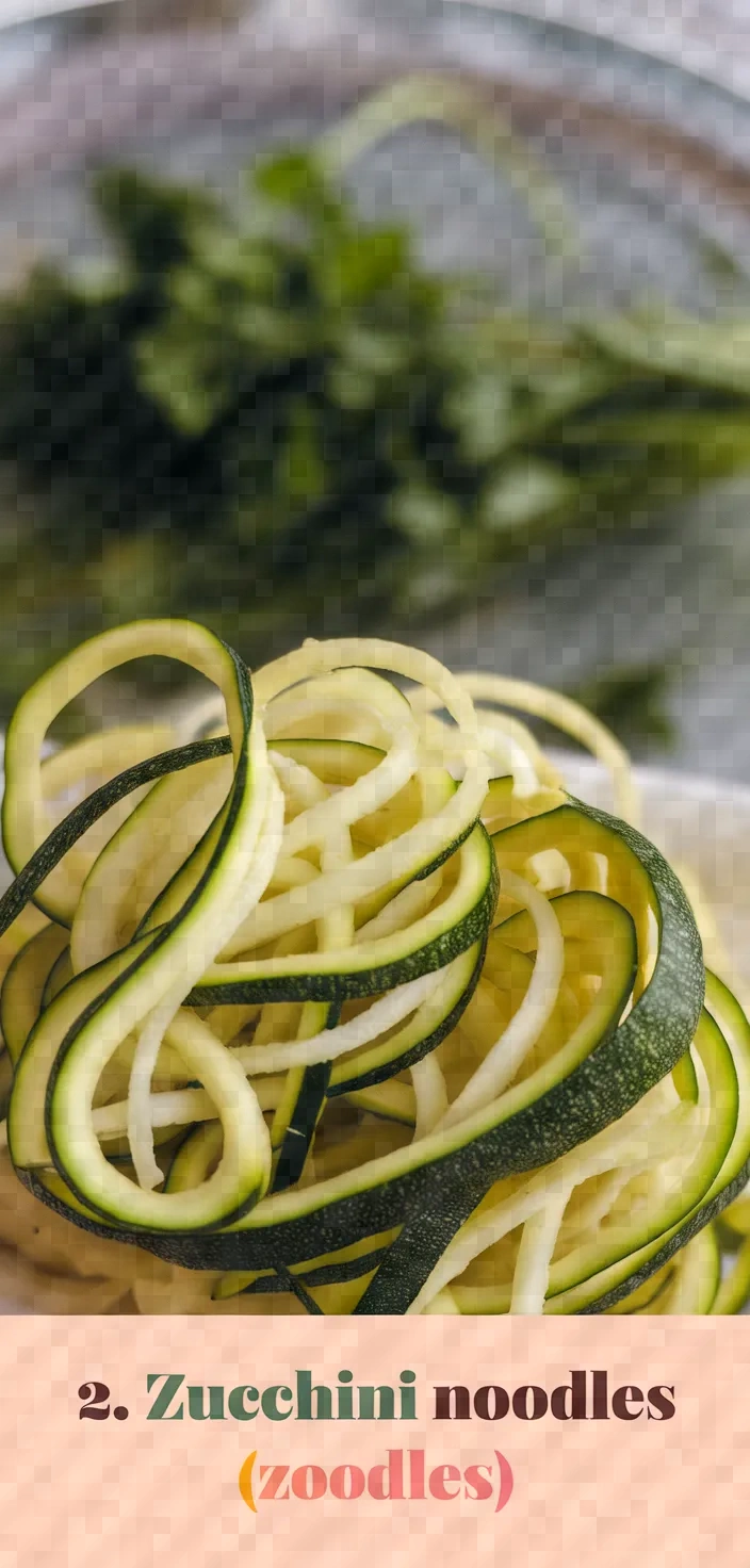 2. Zucchini Noodles (Zoodles)