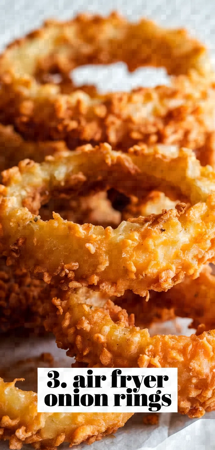 3. Air Fryer Onion Rings