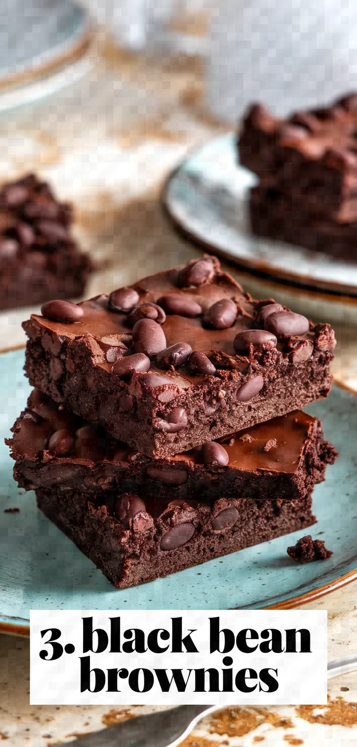 3. Black Bean Brownies