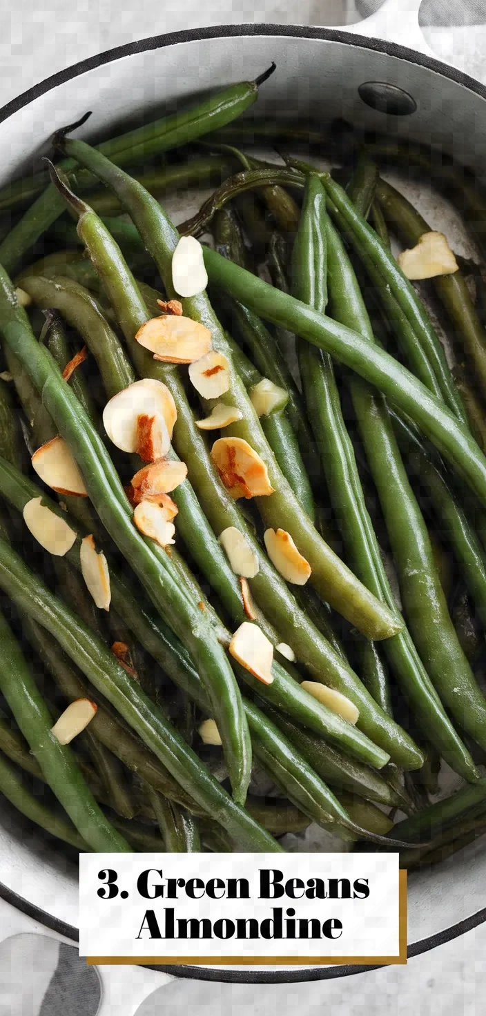 3. Green Beans Almondine