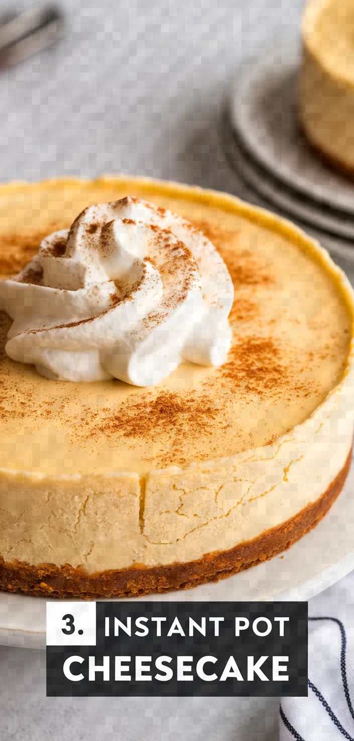 3. Instant Pot Cheesecake