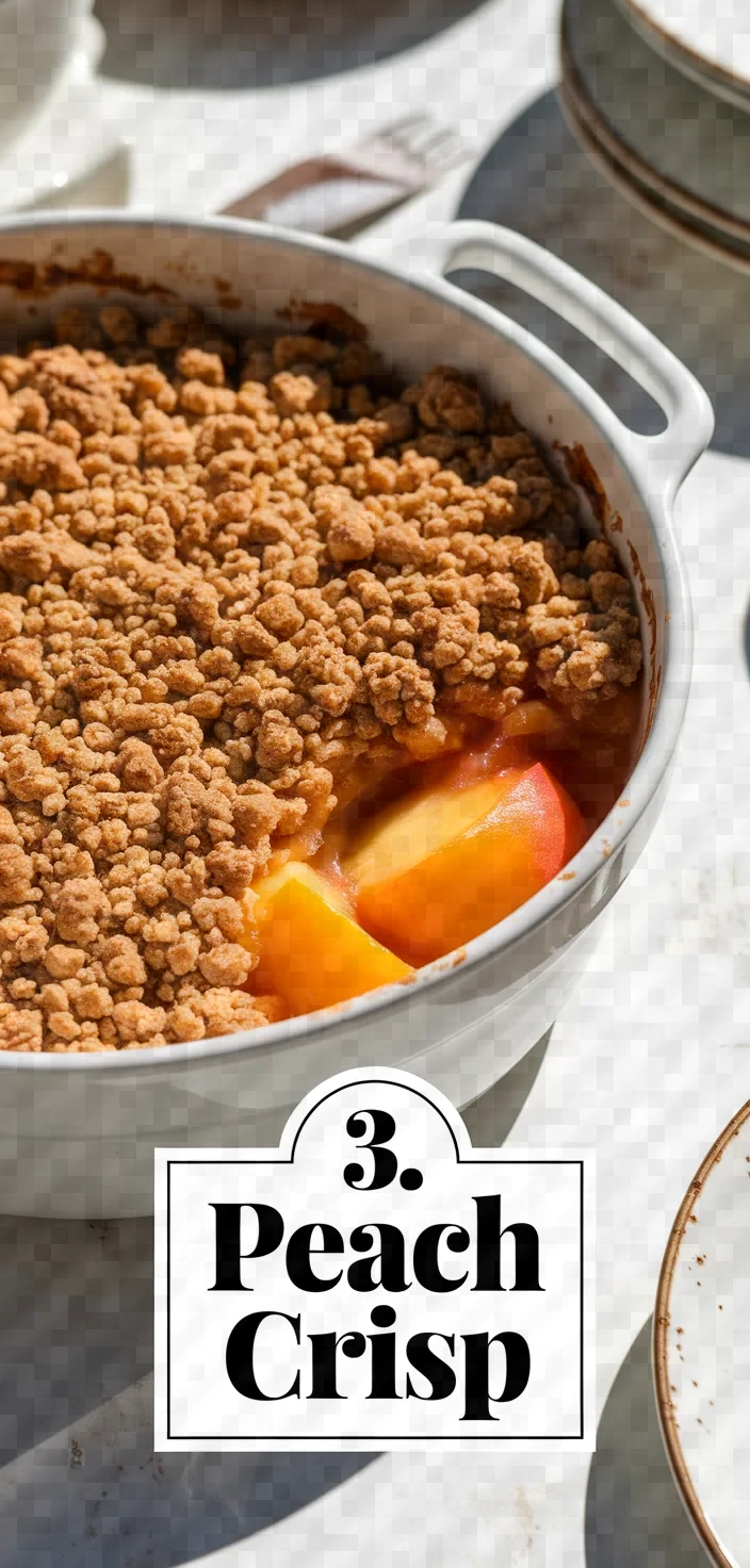 3. Peach Crisp