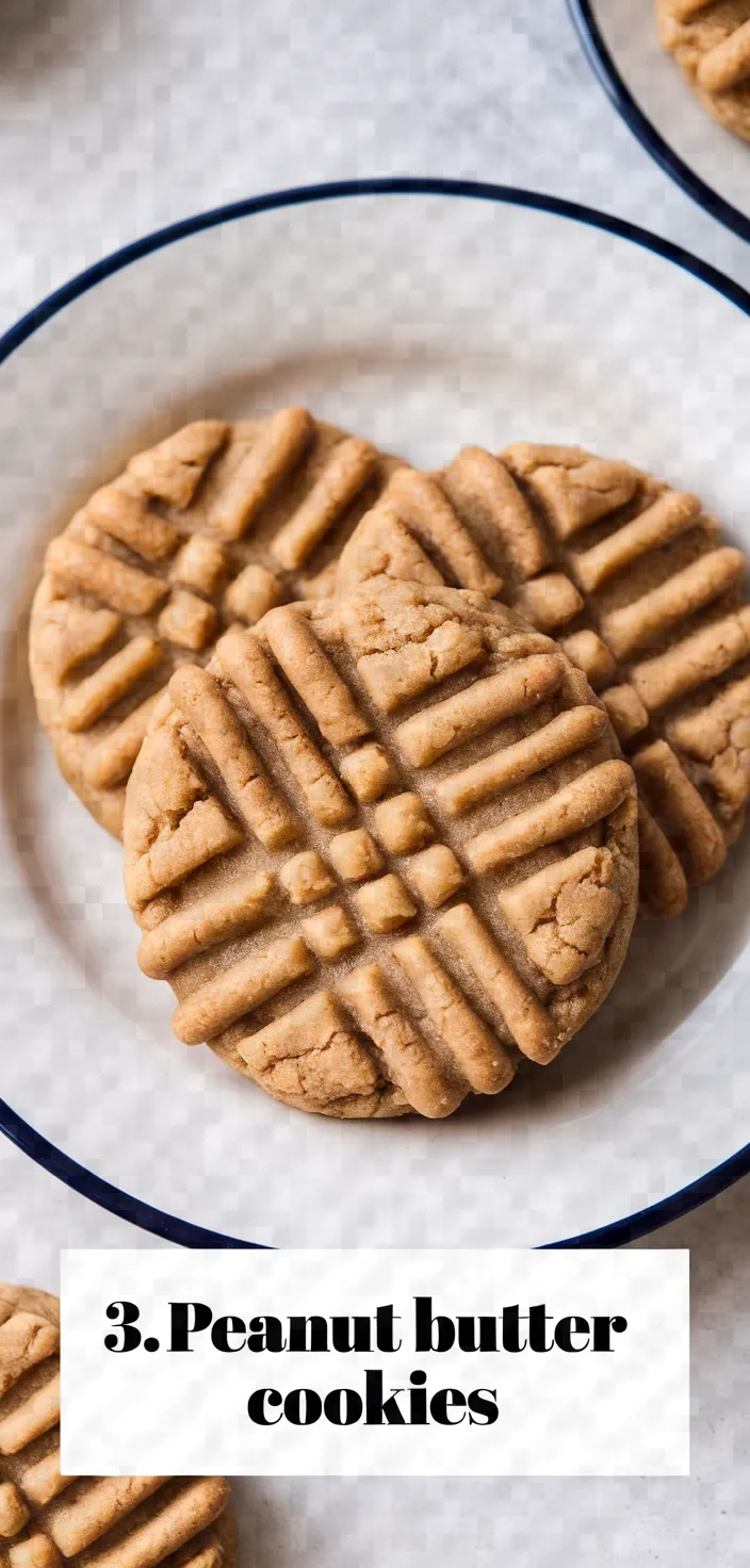 3. Peanut Butter Cookies