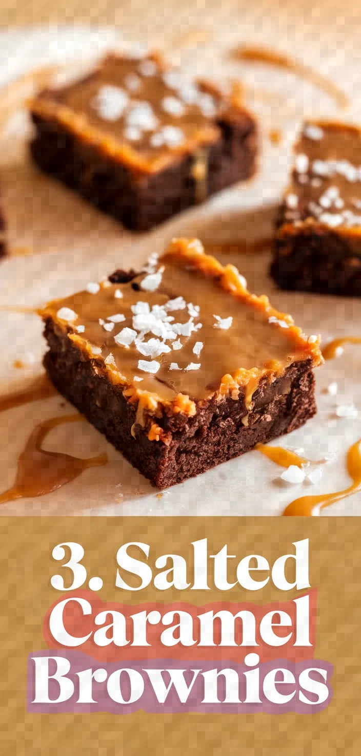 3. Salted Caramel Brownies