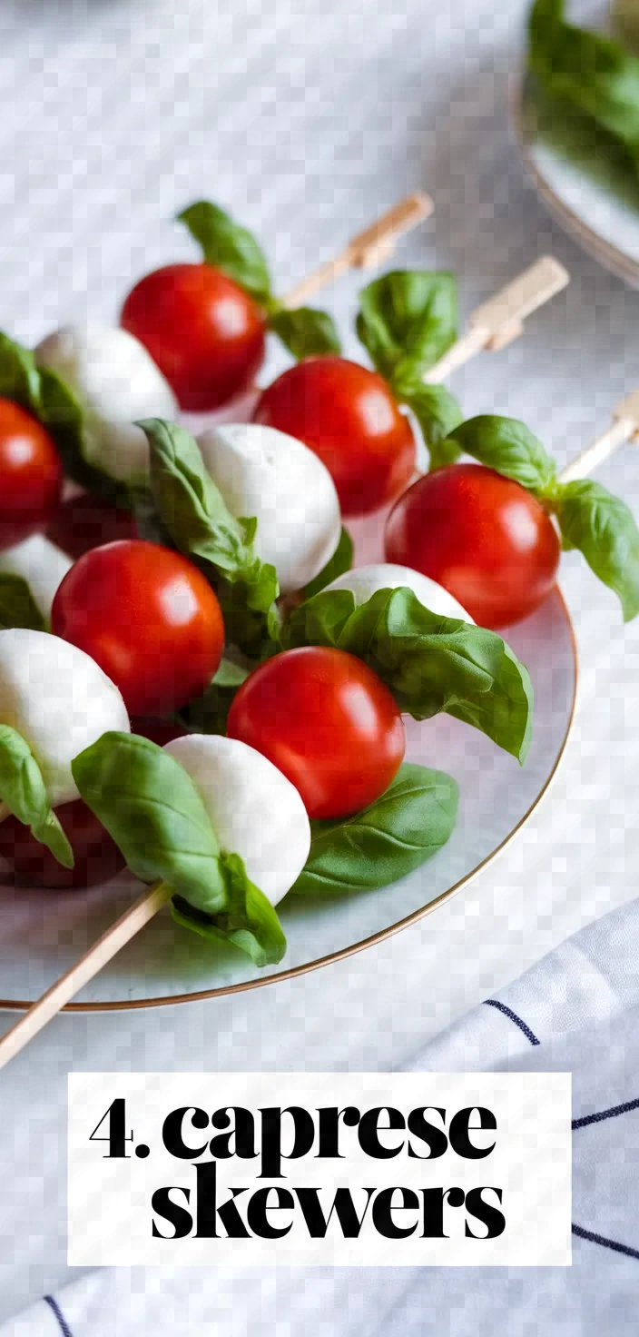 4. Caprese Skewers