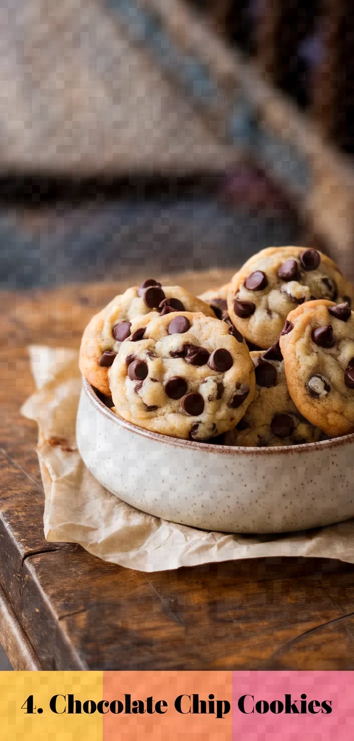 4. Chocolate Chip Cookies