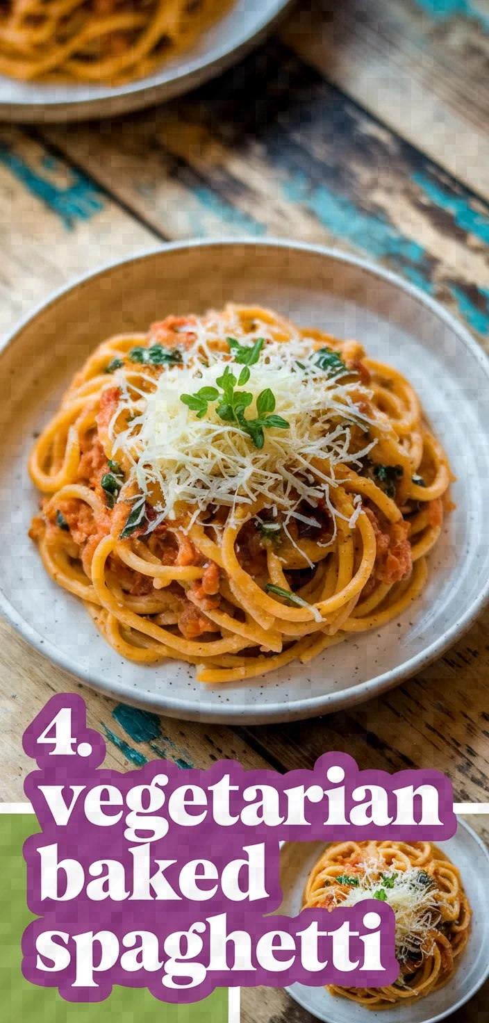 4. Vegetarian Baked Spaghetti