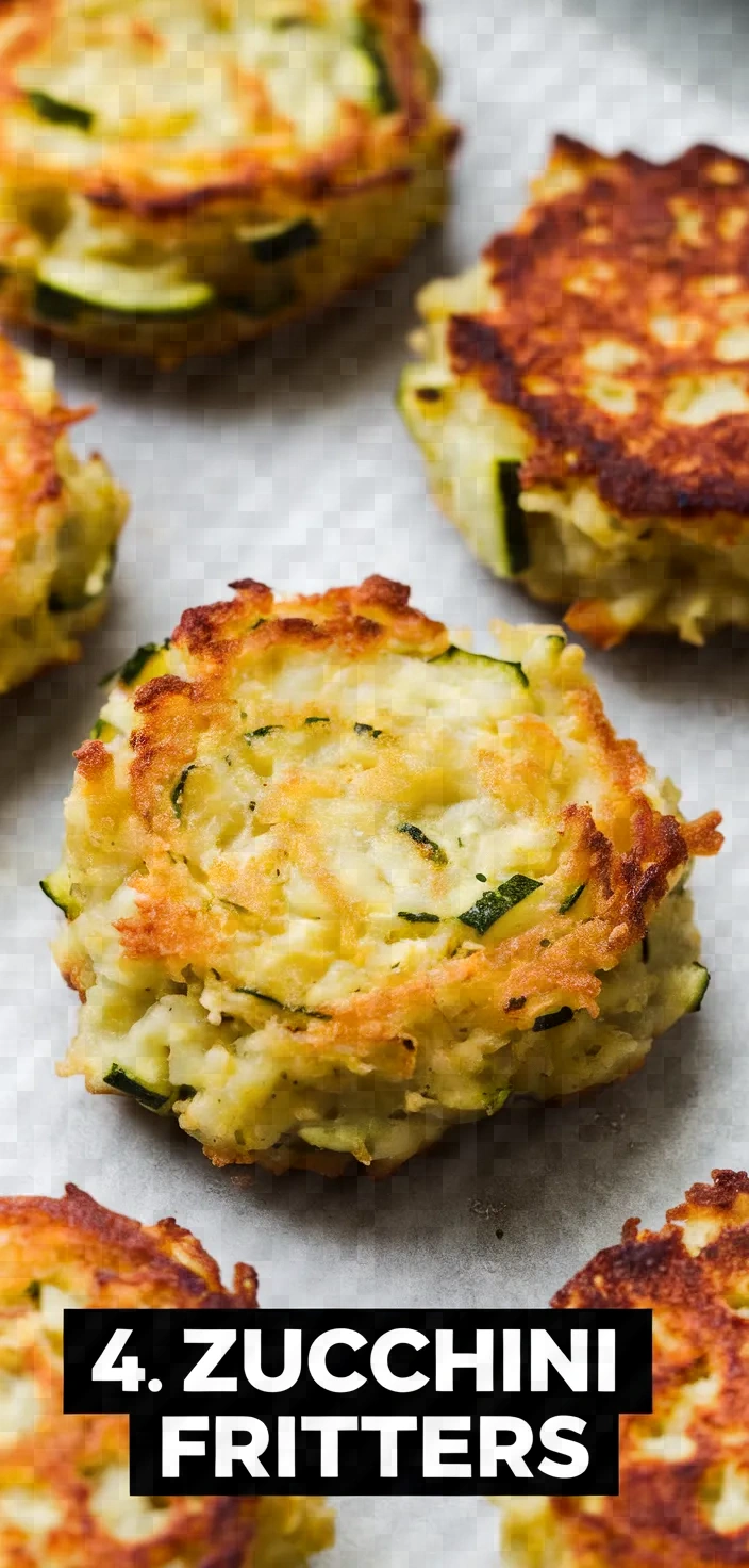 4. Zucchini Fritters