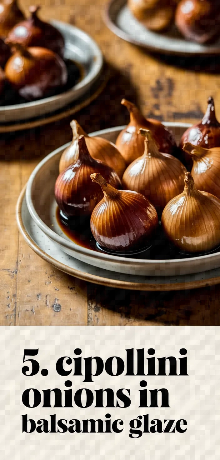 5. Cipollini Onions in Balsamic Glaze