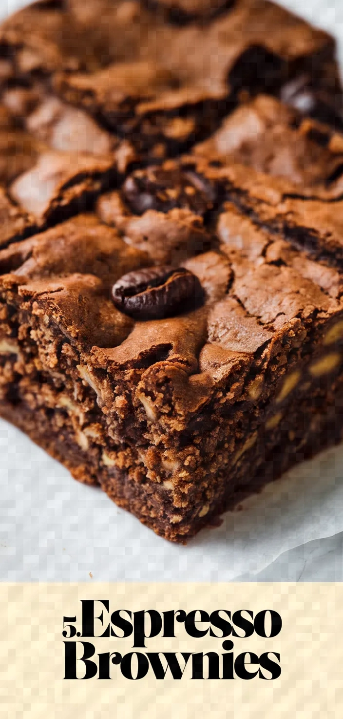 5. Espresso Brownies