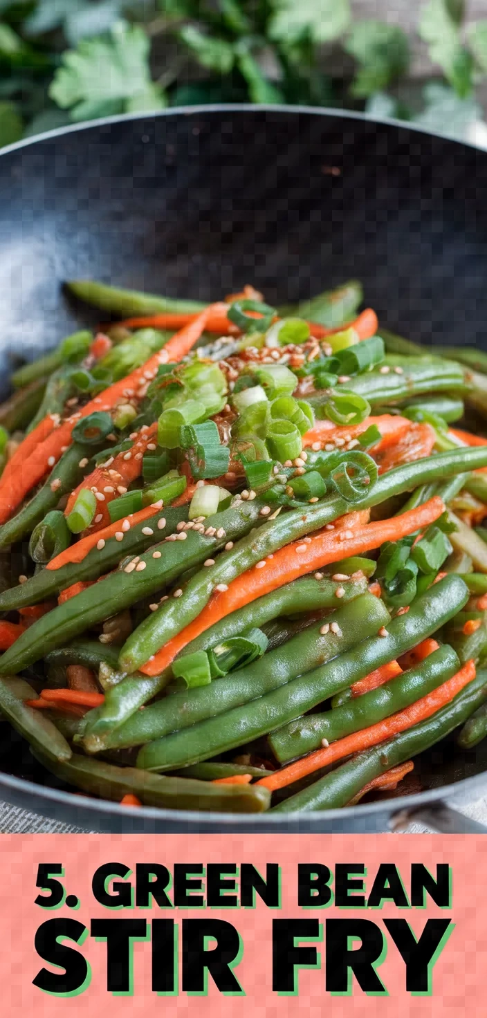 5. Green Bean Stir Fry