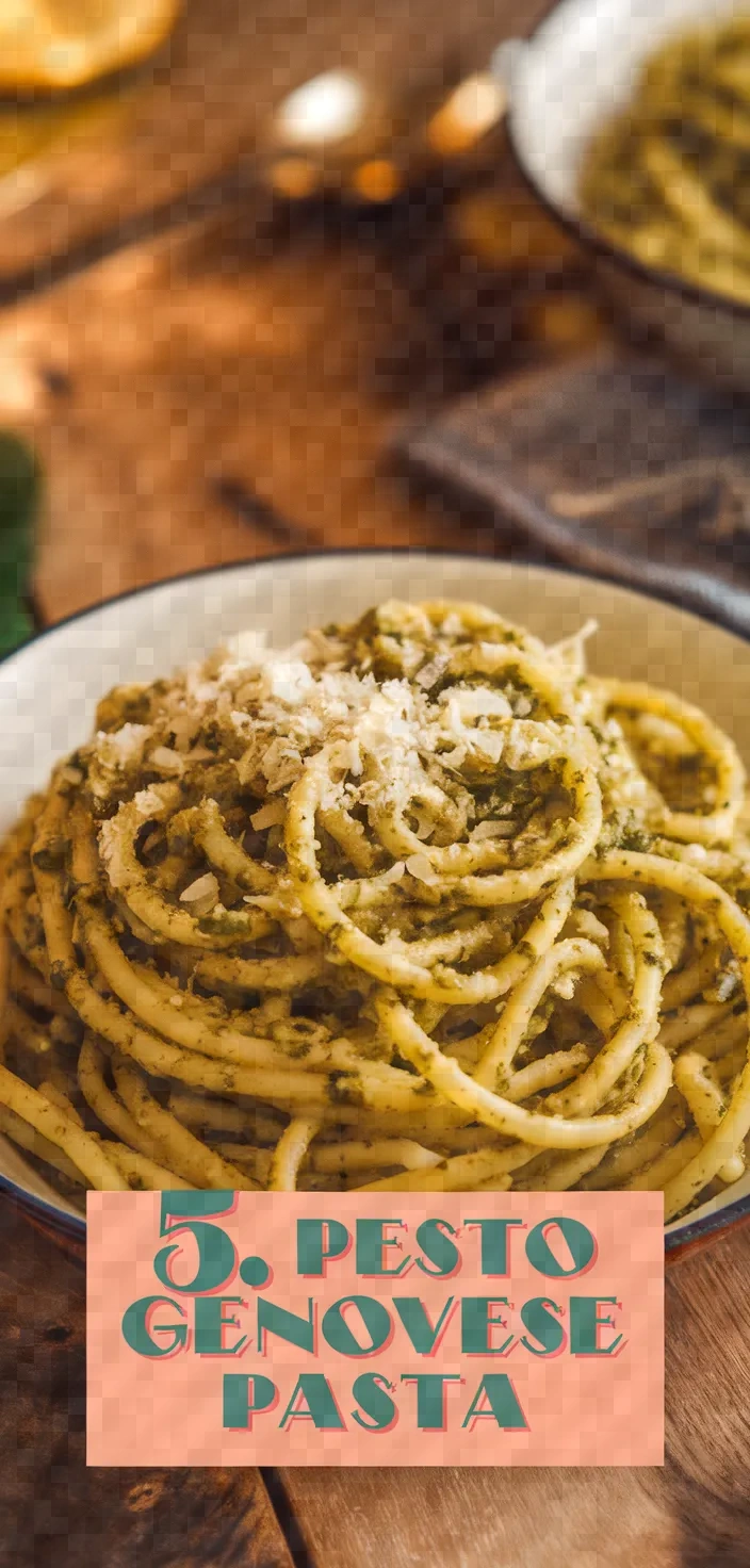 5. Pesto Genovese Pasta