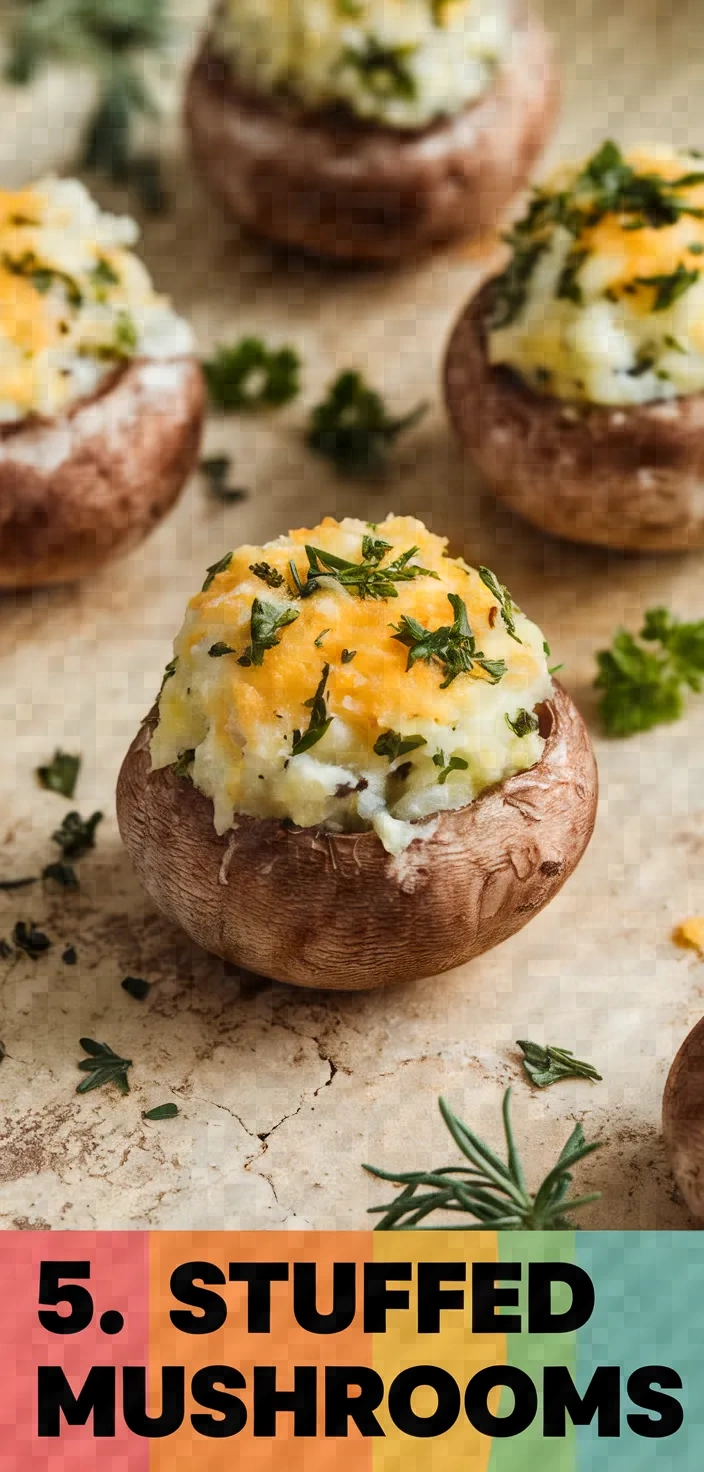 5. Stuffed Mushrooms