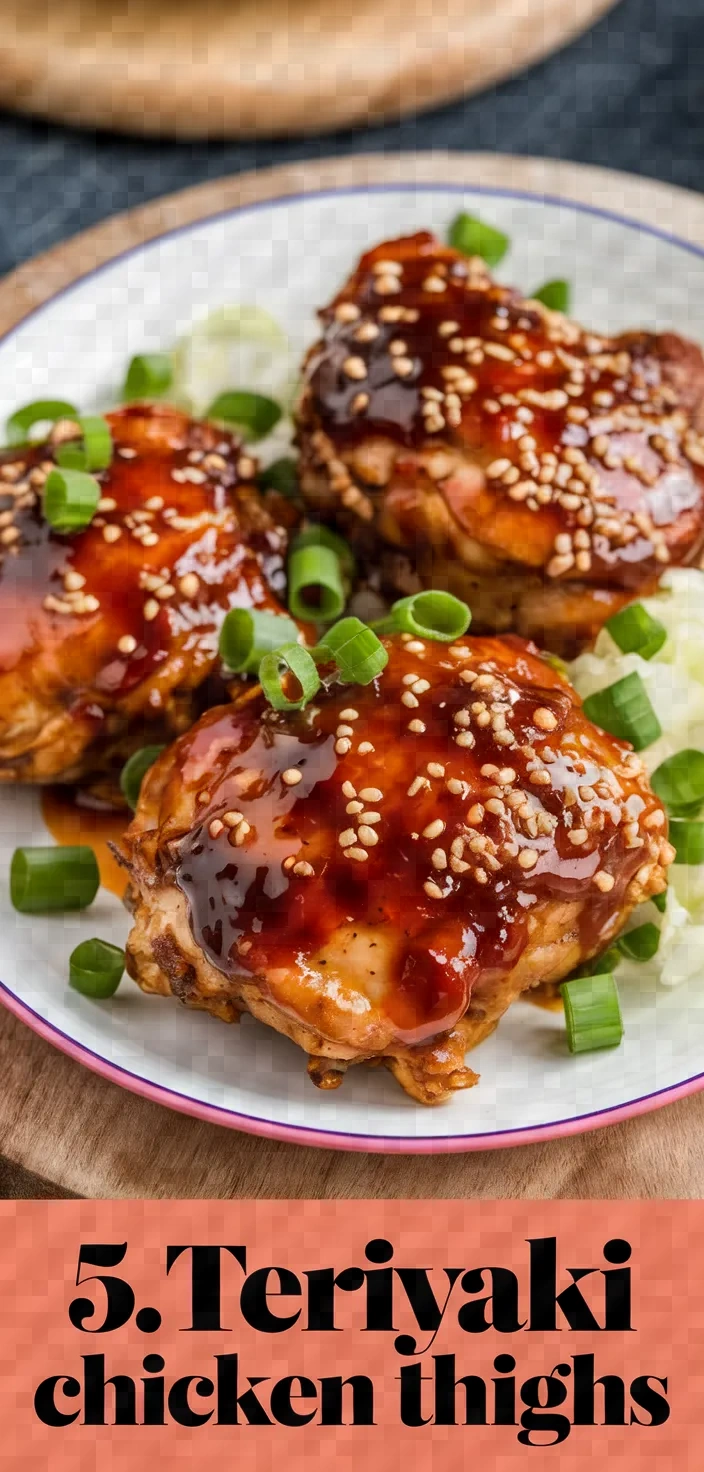 5. Teriyaki Chicken Thighs