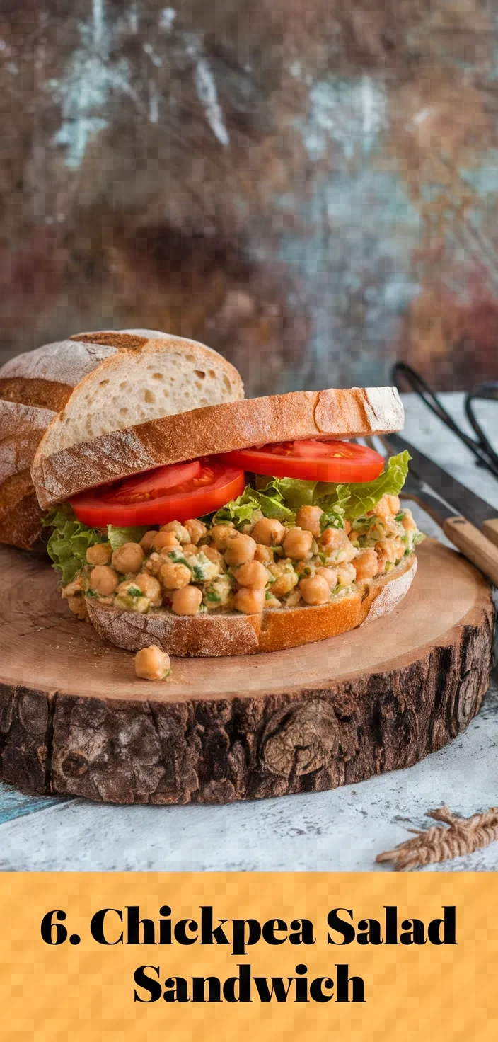 6. Chickpea Salad Sandwich