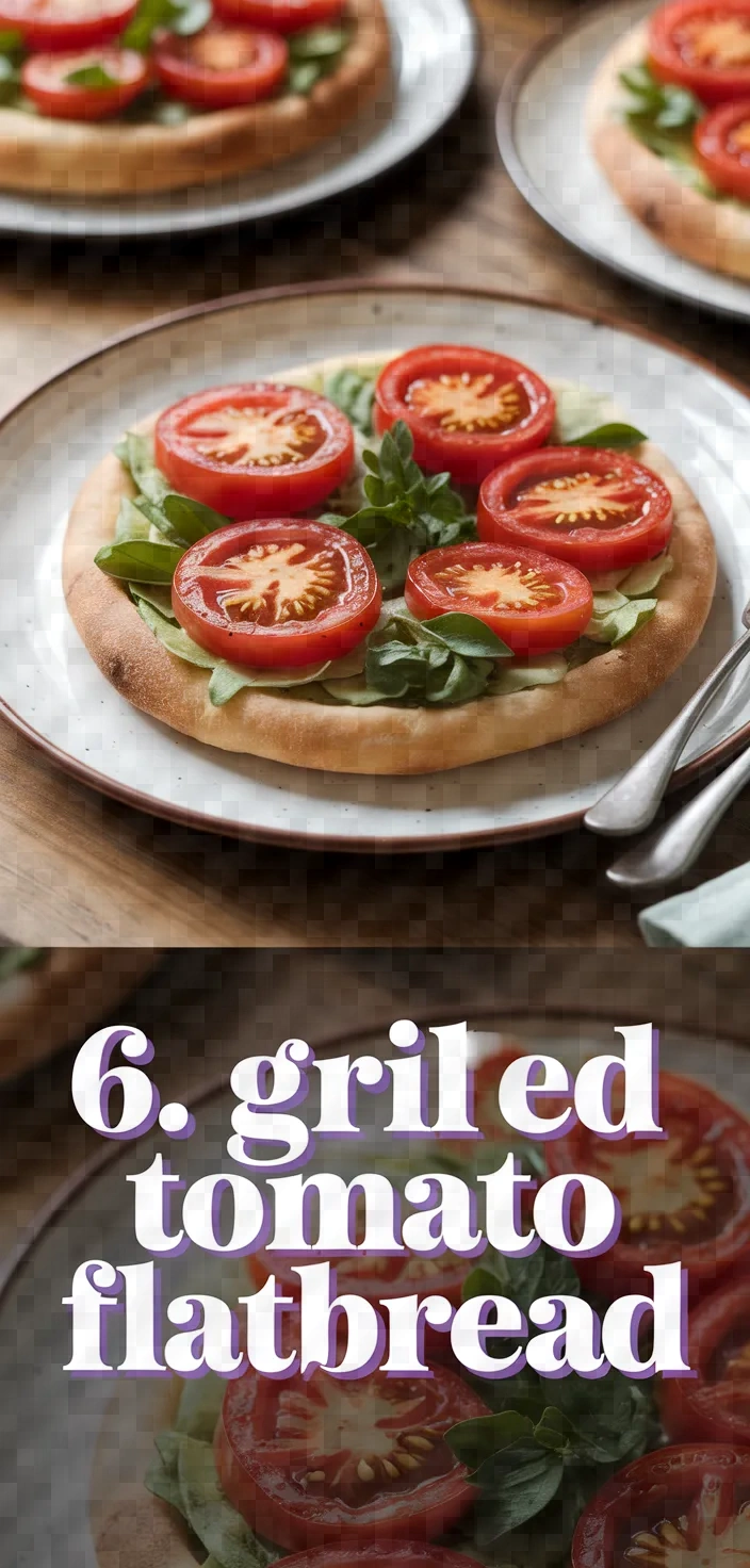 6. Grilled Tomato Flatbread