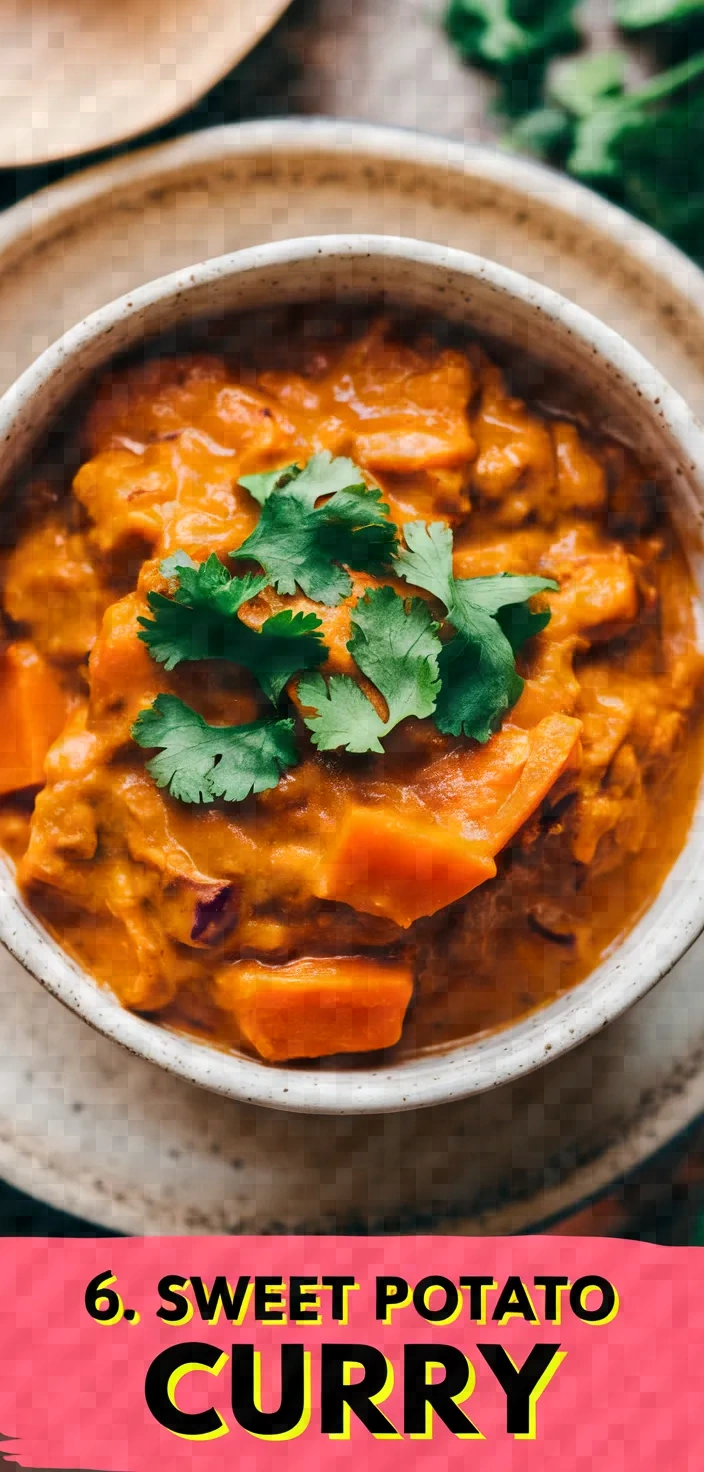 6. Sweet Potato Curry