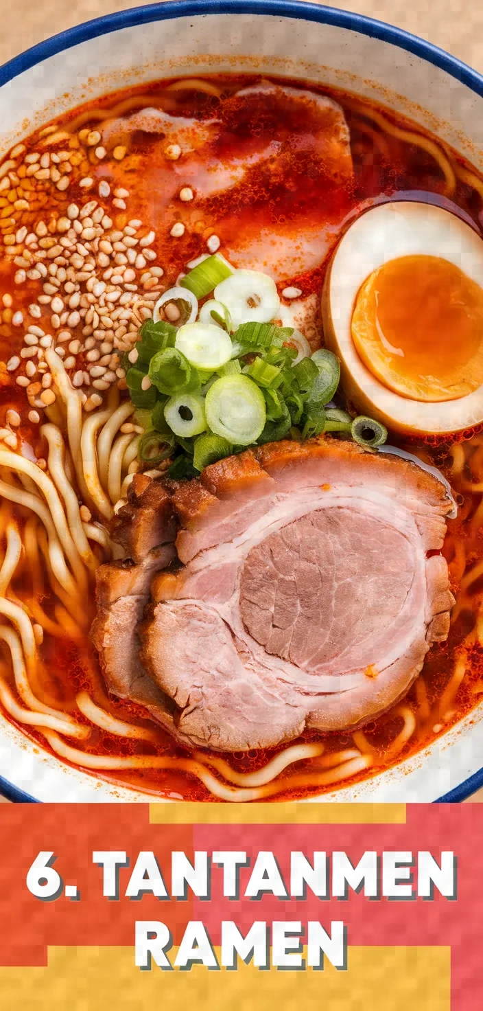 6. Tantanmen Ramen