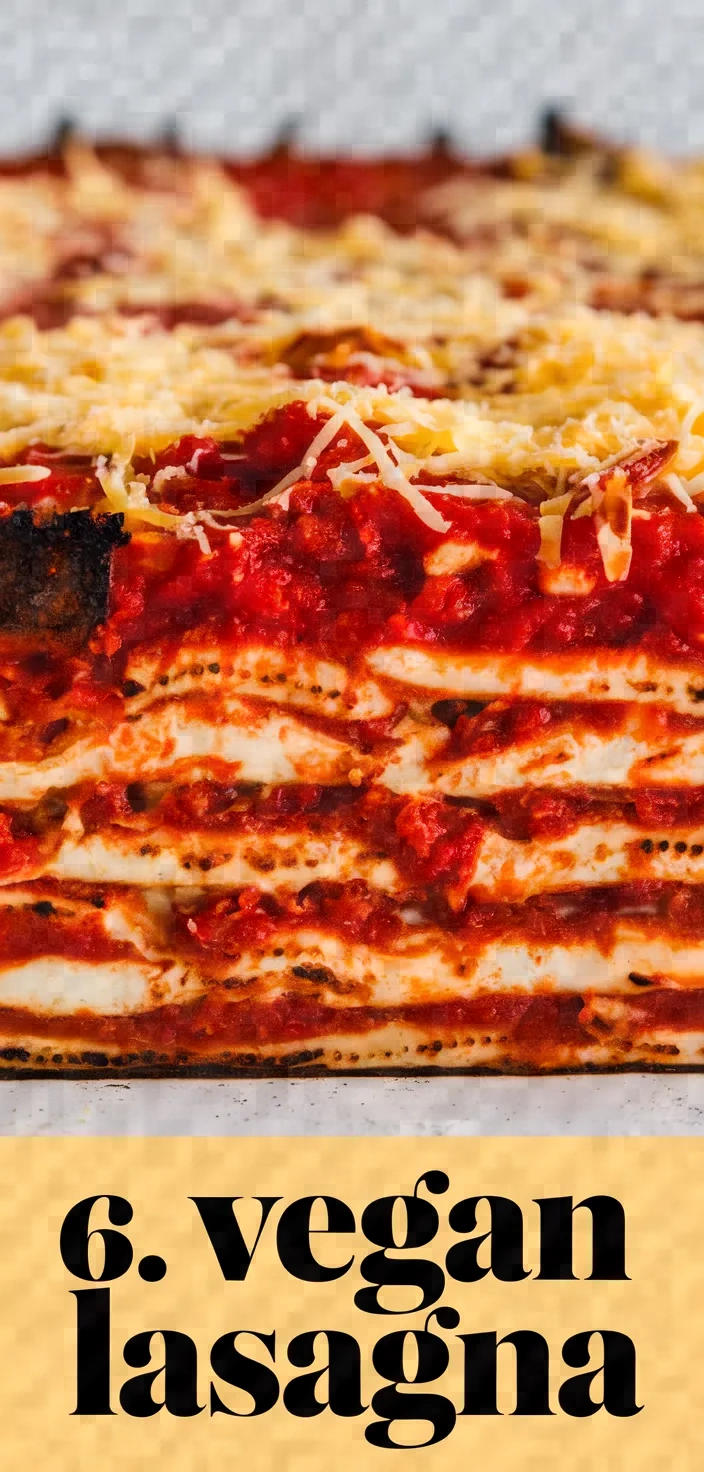 6. Vegan Lasagna