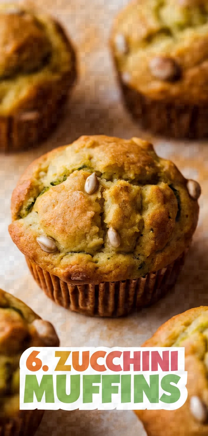 6. Zucchini Muffins