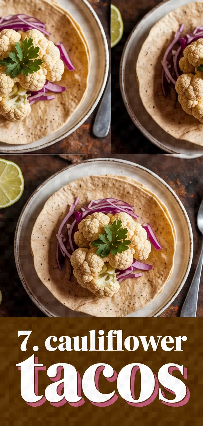 7. Cauliflower Tacos