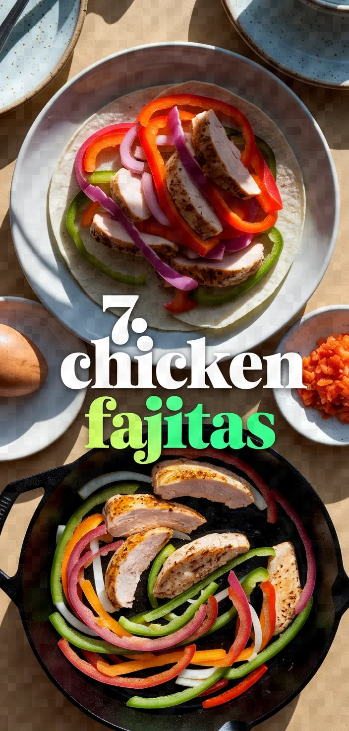 7. Chicken Fajitas