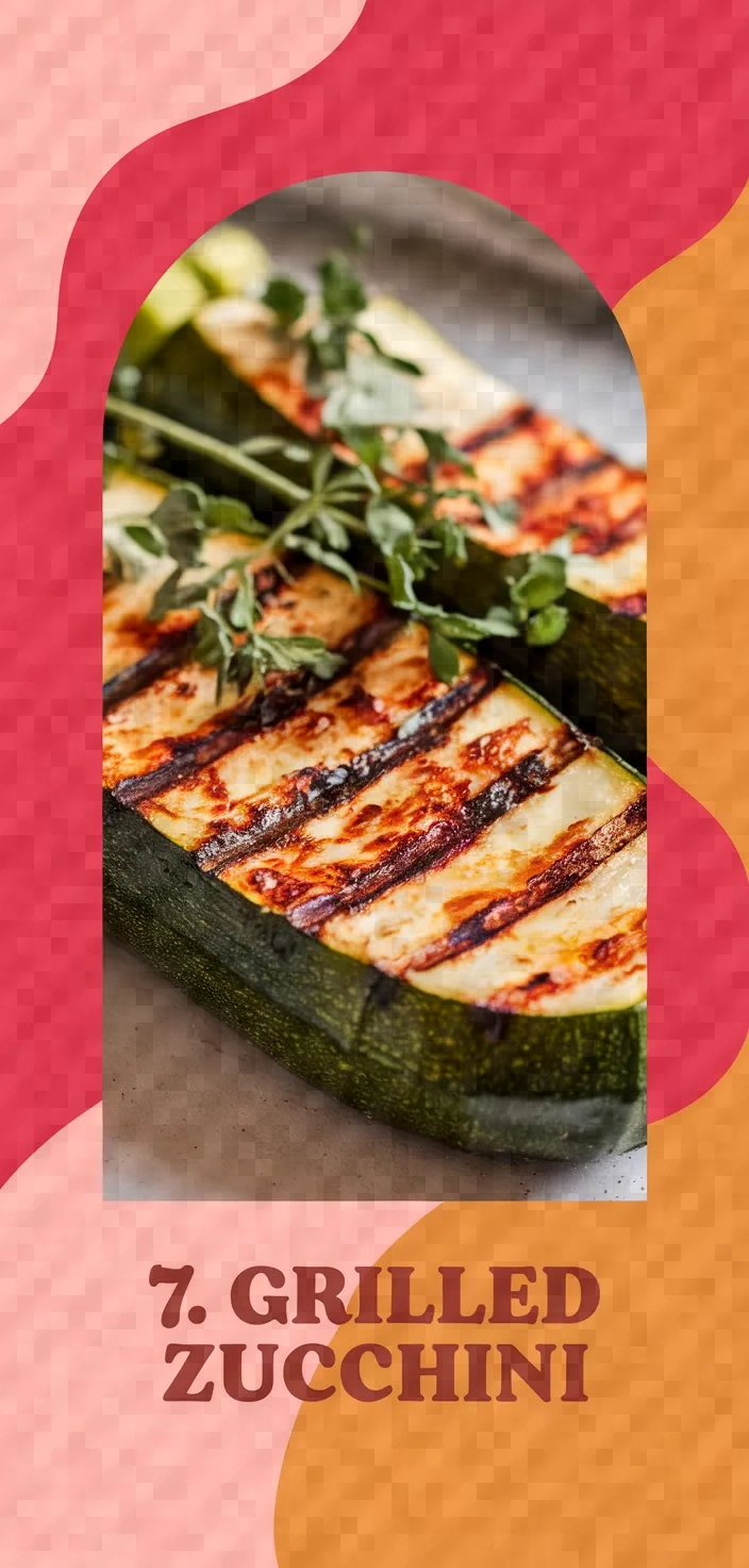 7. Grilled Zucchini