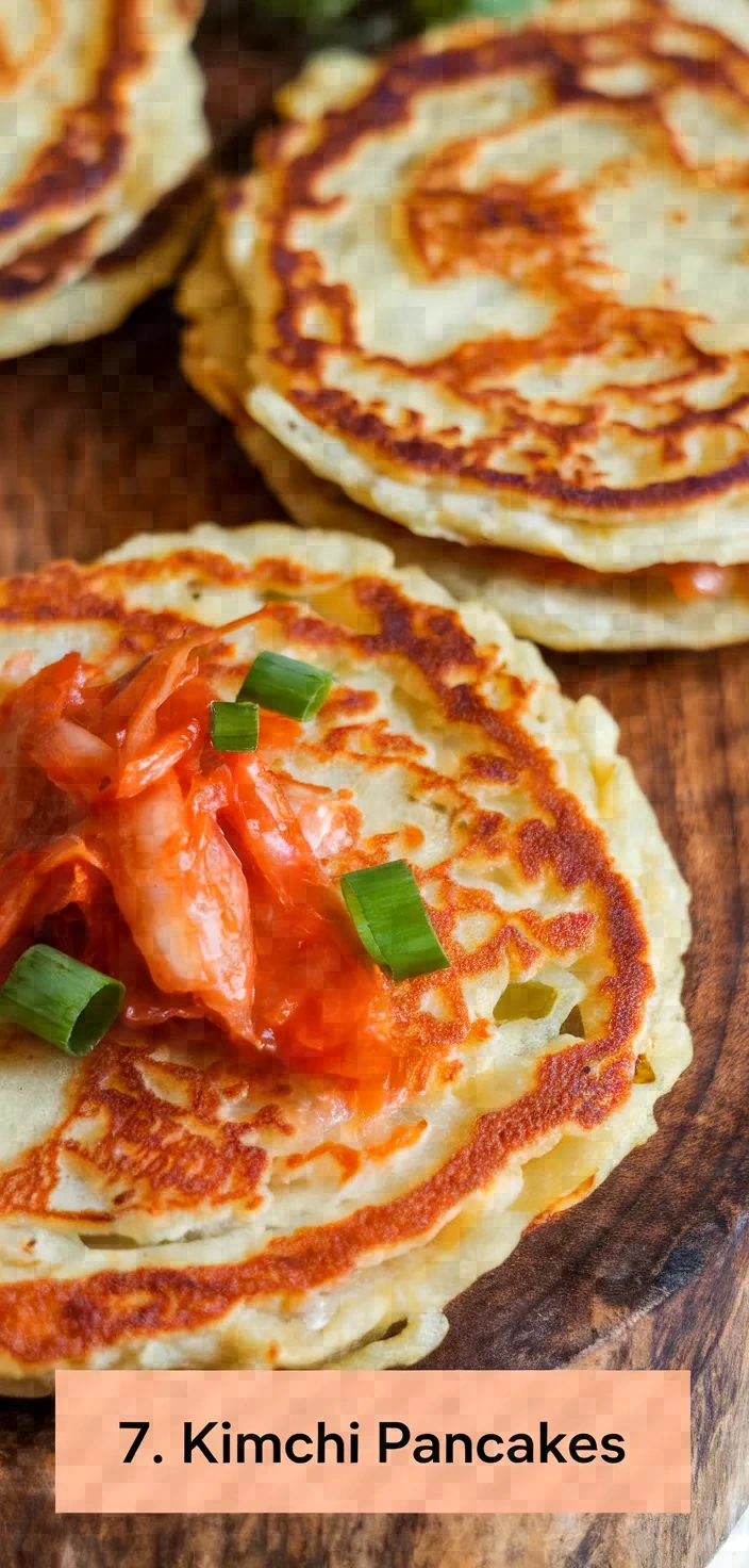 7. Kimchi Pancakes