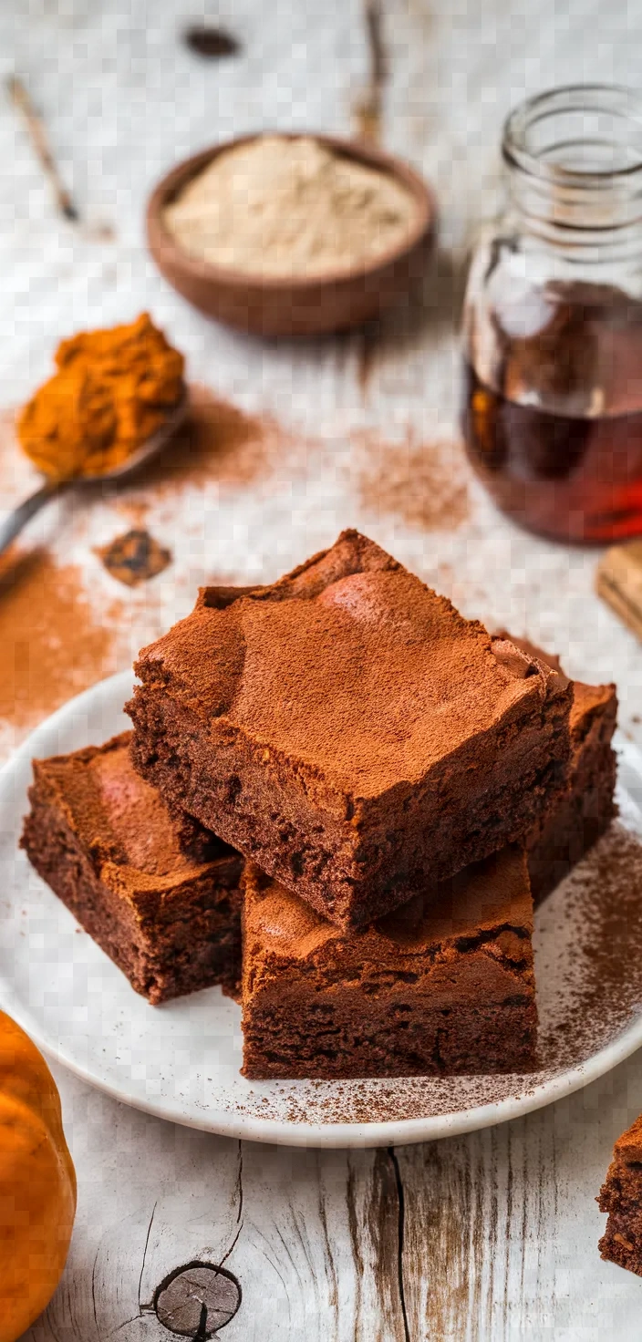 7. Pumpkin Brownies