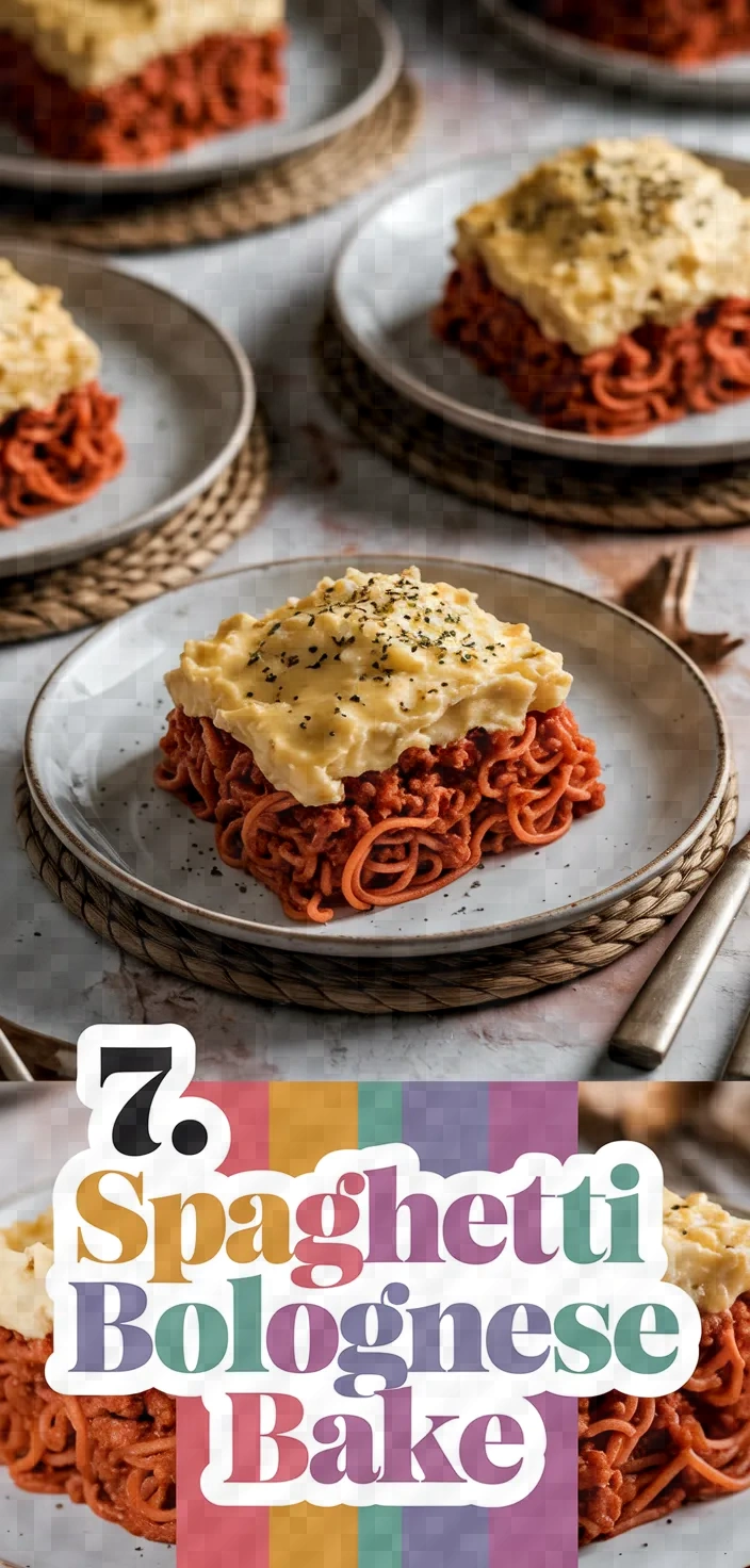 7. Spaghetti Bolognese Bake